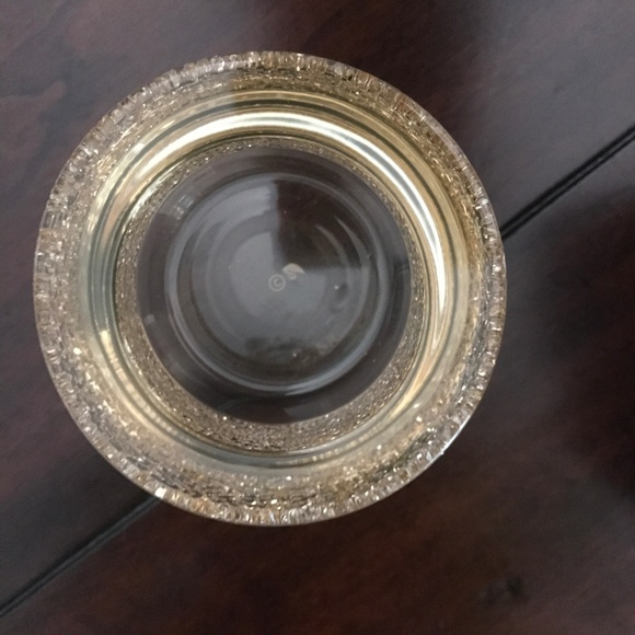 Swarovski Accents Swarovski Crystal Shimmer Tea Light Holder Gold